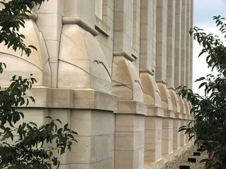 base of Nauvoo Temple wall