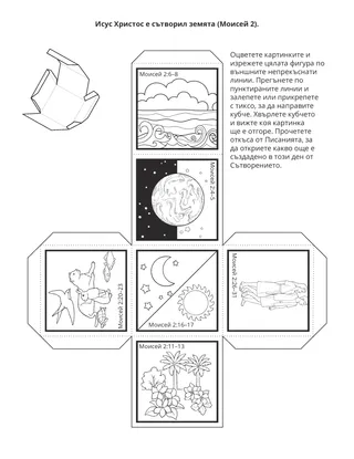страница с материали за дейности: Исус Христос е сътворил земята
