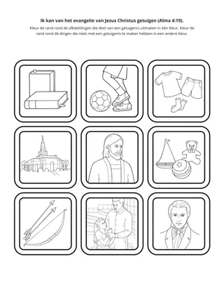 doe-pagina: ik kan van het evangelie van Jezus Christus getuigen