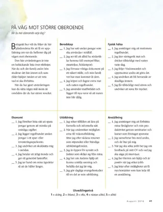 self reliance evaluation