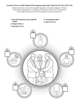 хүүхдүүдэд зориулсан үйл ажиллагааны хуудас