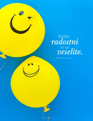 baloni z nasmejanimi obrazi