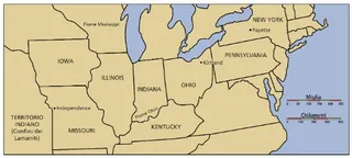 map of northeastern US