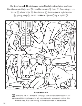 Eleventh Article of Faith coloring page