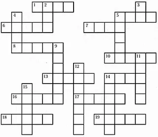 Crossword puzzle