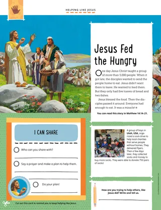 Page from the June 2022 Friend Magazine.