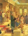 King Benjamin Confers the Kingdom on Mosiah