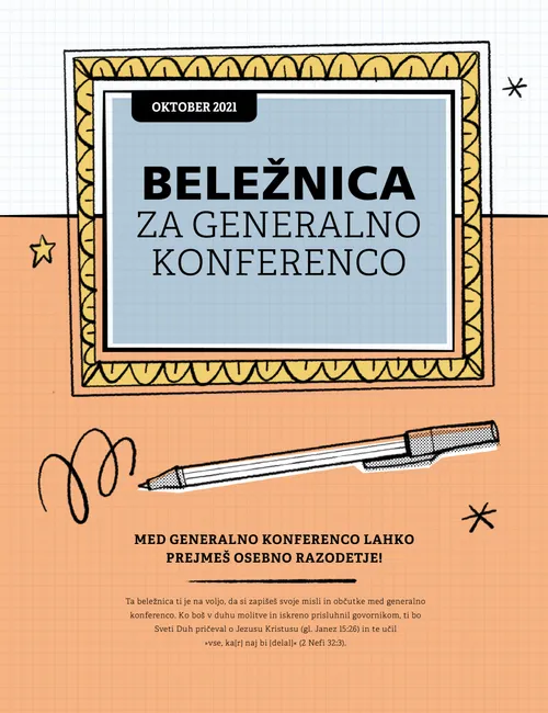 Beležnica za generalno konferenco
