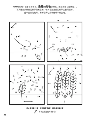 Parable of the Sower coloring page