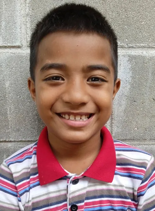 Headshot of smiling boy