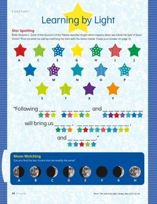 coded message with stars in different colors