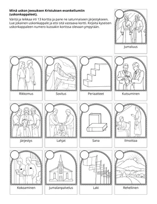 Tehtäväsivu lapsille