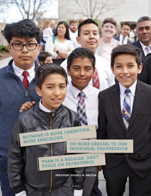 young men at general conference