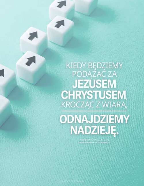 Plakat z cytatem z wypowiedzi Prezydenta Ballarda