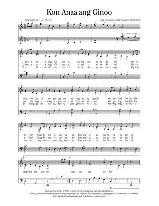 musika, Kon Naa ang Manluluwas