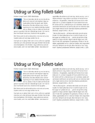 utdelningsblad, King Follett-talet