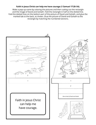 activity page: Faith in Jesus Christ can help me have courage
