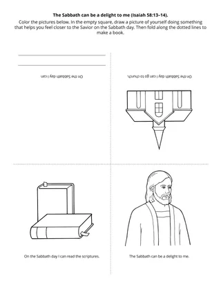 Primary activity page: The Sabbath can be a delight to me
