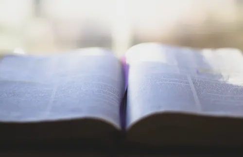 Photograph of scriptures