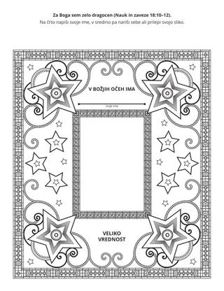 stran z dejavnostjo za otroke