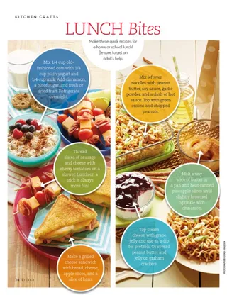 Kitchen Crafts: Lunch Bites