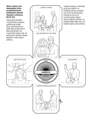 stránka s činností pro děti
