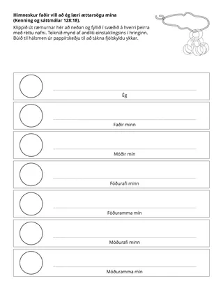 verkefnasíða fyrir börn