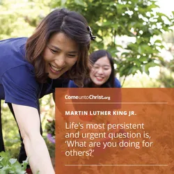 What are you doing for others?