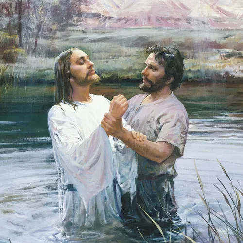 John baptizing Jesus
