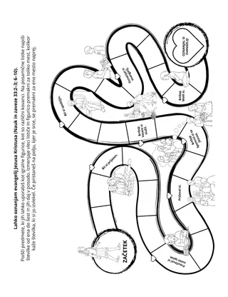 stran z dejavnostjo za otroke