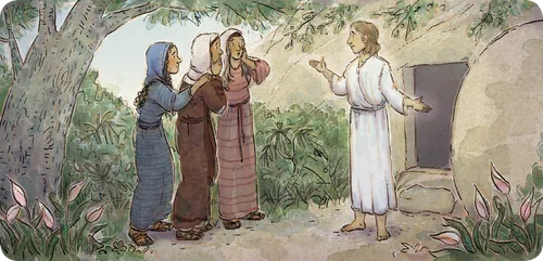 angel talking to women