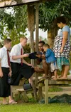 missionaries teaching family