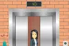 elevator digital sign with 10