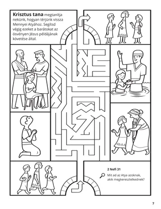 The Doctrine of Christ coloring page