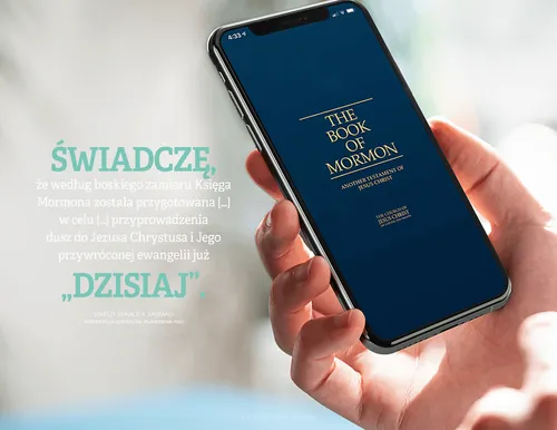 Plakat z cytatem z wypowiedzi Starszego Rasbanda