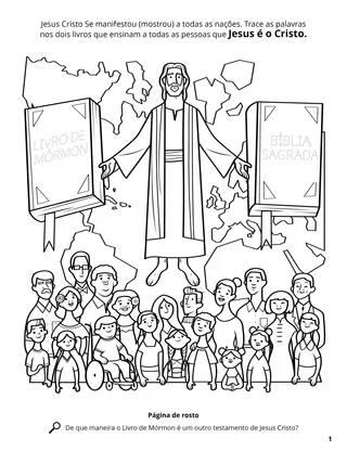 The Book of Mormon: Another Testament of Jesus Christ coloring page
