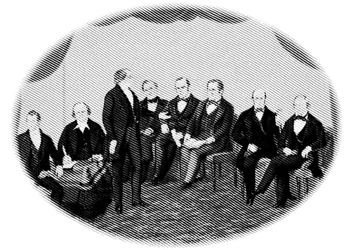 painting, Joseph Smith and members of the Quorum of the Twelve