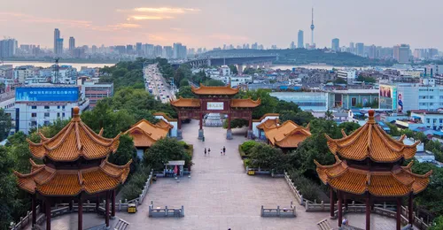 Wuhan, China, cityscape