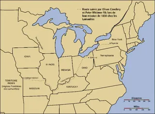 carte, nord-est des USA