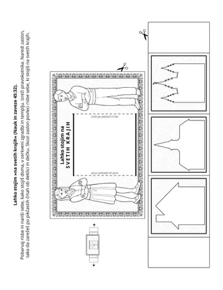 stran z dejavnostjo za otroke