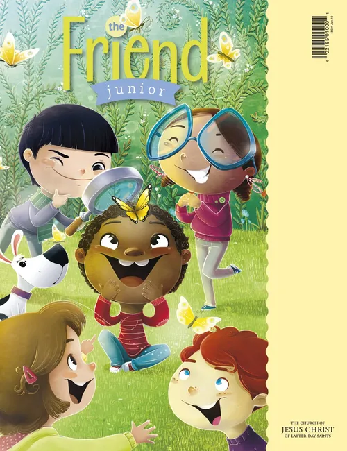 kids looking at bugs