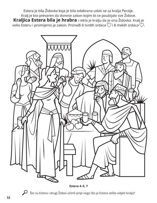 Esther coloring page