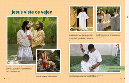 PDF-side med scener fra Jesu Kristi liv