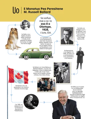 tusiga e uiga ia Peresitene Ballard mo tamaiti