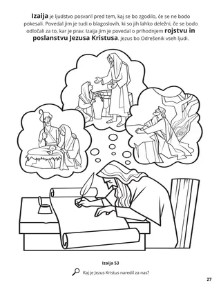 Isaiah’s Prophecies of Jesus Christ coloring page