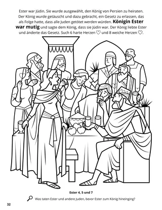 Esther coloring page