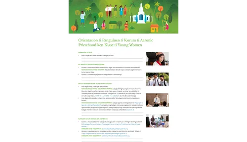 Oryantasyon pou Prezidans Kowòm ak Prezidans Klas