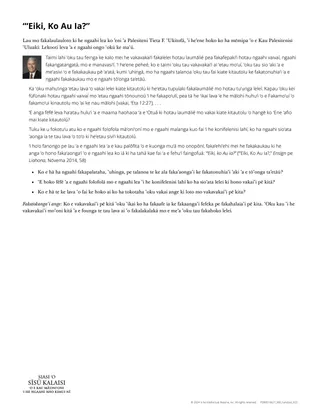 Laʻi pepa tufa “ʻEiki, Ko Au Ia?”