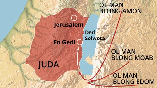 map blong Juda