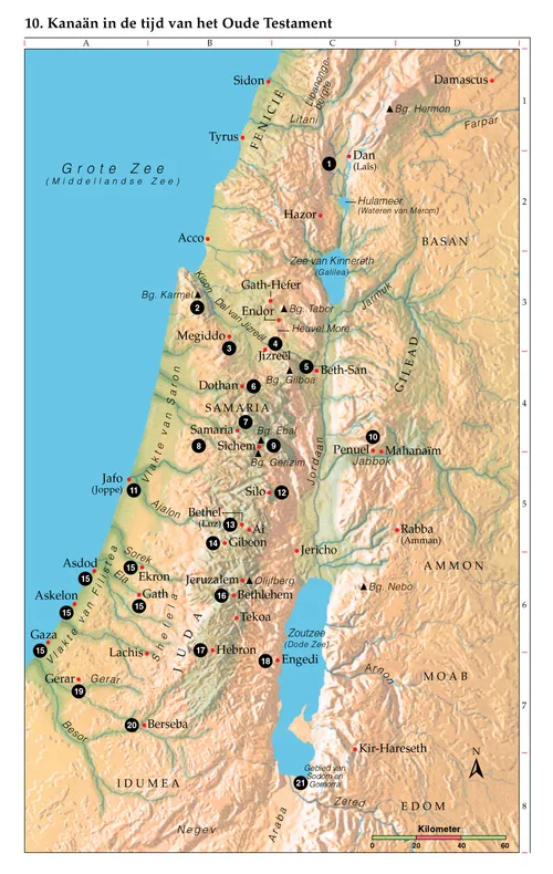 Bijbel kaart 10